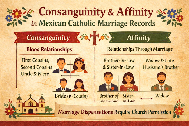 Consanguinity and Affinity in Mexican Catholic Marriage Records