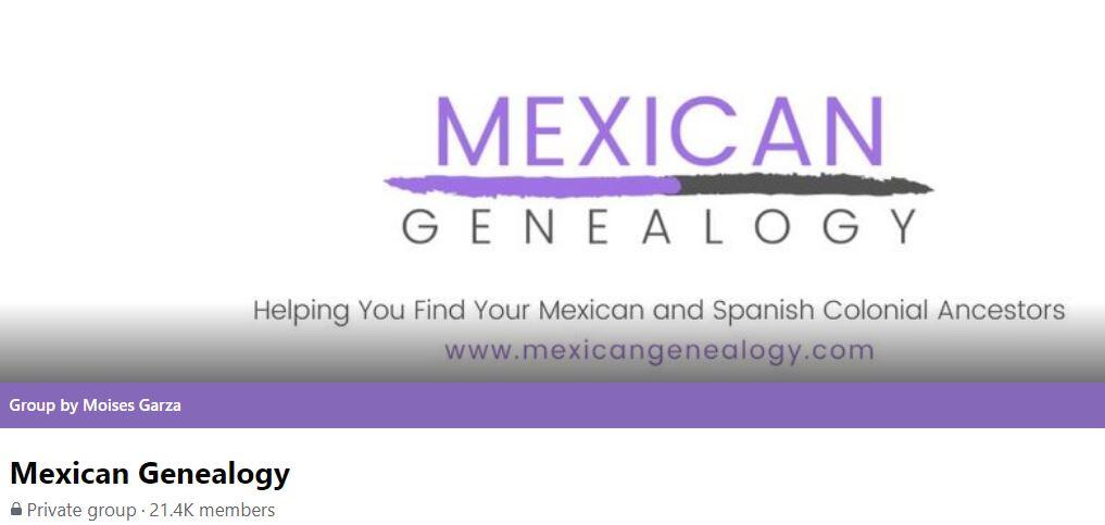 Mexican Genealogy Facebook Group