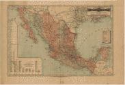 1884 Map of Mexico